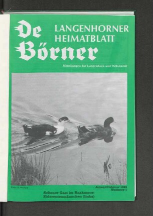 Januar/Februar 1993, Nummer 1