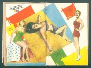 Terry Moore, Corine Calvet, Denise Darcel - [Ilustración] : Pebetas de PBT