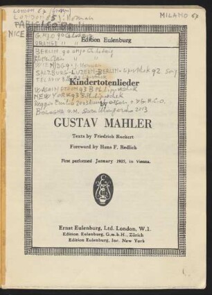 Kindertotenlieder