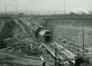 Postzuführungsgleis Chemnitz-Furth, Deutschland, 1935-1936