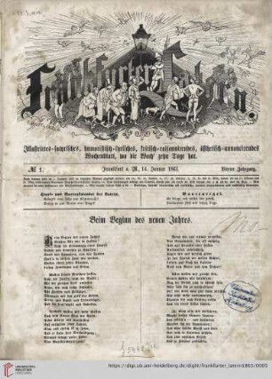 No. 1 (14. Januar 1863)