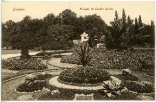 Dresden. Anlagen im Großen Garten