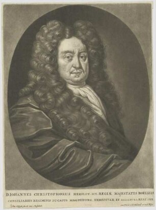 Bildnis des Iohannes Christophorus Heroldt