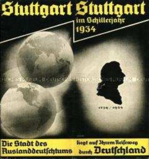 Werbeprospekt der Stadt Stuttgart