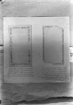 Grabplatte der Äbtissin Margareta (gest. 1294)