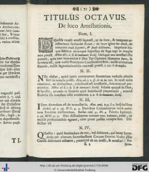 Titulus Octavus.