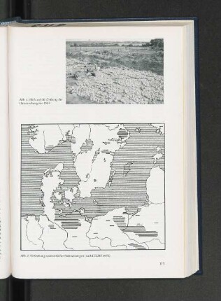 Abb. 2 : Verbreitung eisenzeitlicher Steinsetzungen (nach LEUBE 1967)