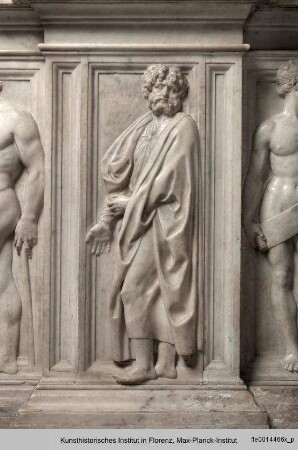 Chorbrüstung des Florentiner Doms : Prophet oder Heiliger