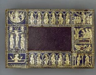 Tragaltar des heiligen Mauritius — Deckel mit Szenen aus dem Leben Christi