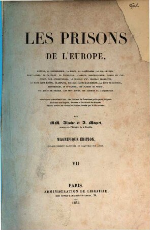 Les prisons de l'Europe, 7