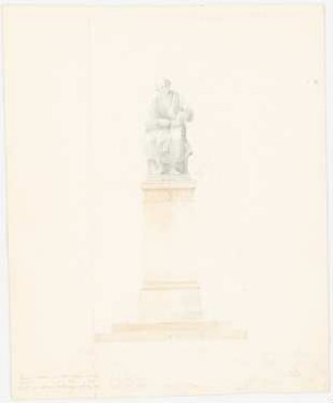 Denkmal für Hahnemann, Leipzig: Ansicht