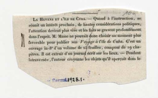 La Havane et L'ile de Cuba.