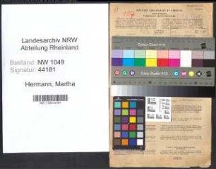 Entnazifizierung Martha Hermann , geb. 16.01.1901 (Geschaeftsfrau)