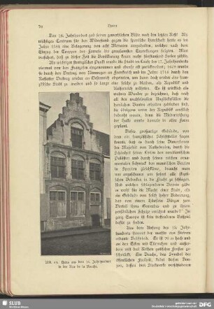 Haus aus dem 16. Jahrhundert in der Rue de la Bouche