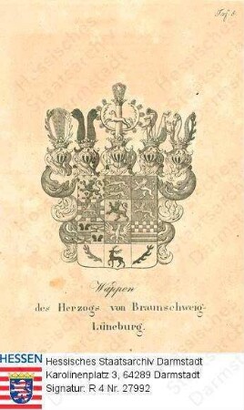 Braunschweig und Lüneburg, Herzöge v. / Wappen