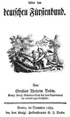 Ueber den deutschen Fürstenbund