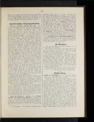 Hamburgische Angelegenheiten. Aus der kirchlichen Statistik für 1912.