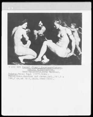 Venus, Armor, Bacchus und Ceres