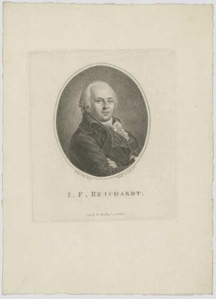 Bildnis des I. F. Reichardt