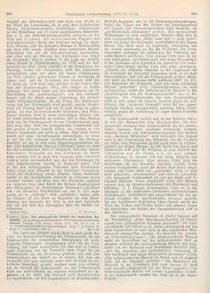 283-285 [Rezension] Franz, Alfred, Der pädagogische Gehalt der deutschen Romantik