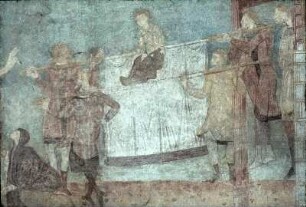 2. Bildfeld von Osten: Die Auferweckung des Jünglings von Nain