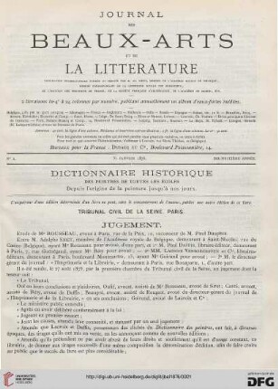 Journal des Beaux-Arts et de la littérature