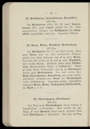 32) Holzhausen, Immenhausen, Burguffeln