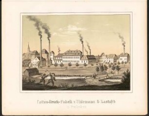 Cattun-Druck-Fabrik v. Uhlemann & Lantzsch in Frankenberg