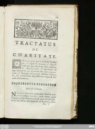 Tractatus De Charitate.