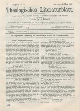 137-140 Duhm's Psalmenübersetzung
