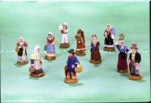 Modelleisenbahnen: Französiche Trachtenfiguren für Spur 1 (1966)