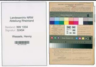 Entnazifizierung Henny Wessels , geb. 06.02.1906 (Stenotypistin)