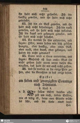 [Am sieben und zwanzigsten Sonntage nach Trinitatis]