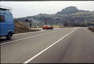 Teilknoten West: Zufahrt von Westen