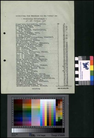 Allgemeine Rechnungsakten: Akten 1931