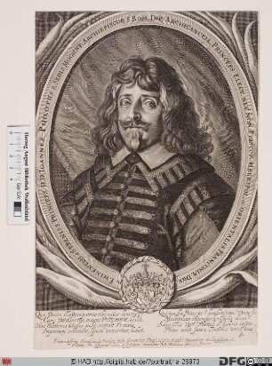 Bildnis Johann Philipp (1663 Reichsfrhr. von Schönborn), 1647-73 Kurfürst u. Erzbischof von Mainz