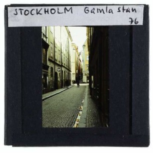 Stockholm, Gamla stan (Altstadt) : Straßenansicht