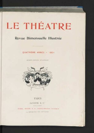 4.1901=Nr. 49 - 60: Le théâtre : revue bimensuelle illustrée