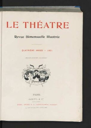 4.1901=Nr. 49 - 60: Le théâtre : revue bimensuelle illustrée