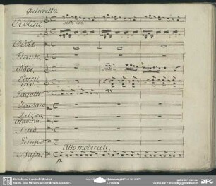 Quintetto: "Alla porta del giardino"