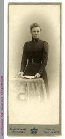 Porträt von Marie Ganslandt