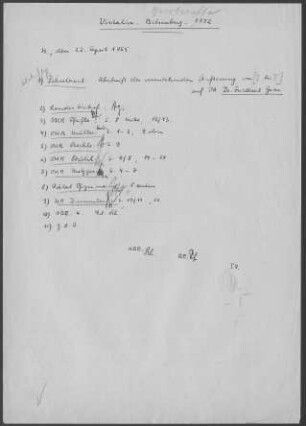 Belsenberg-Hermuthausen: Pfarrbericht 1952