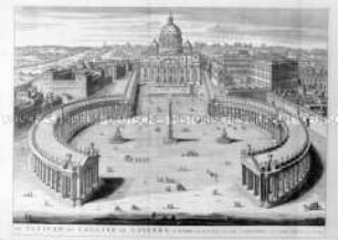 Vatikan und Petersdom (wohl aus Mortier, Theatrum civitatum nach Blaeu)