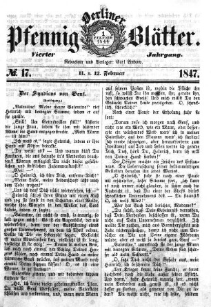 No. 17, 11. u. 12. Februar
