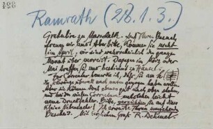 Brief an Konrad Ramrath