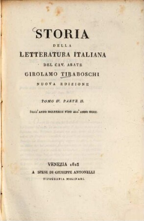 Storia della letteratura italiana, 8. Dall'anno MCLXXXIII fino all'anno MCCC