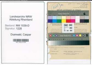 Entnazifizierung Caspar Duerwald , geb. 13.07.1895 (Malermeister)