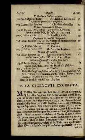 Vita Ciceronis Excerpta.