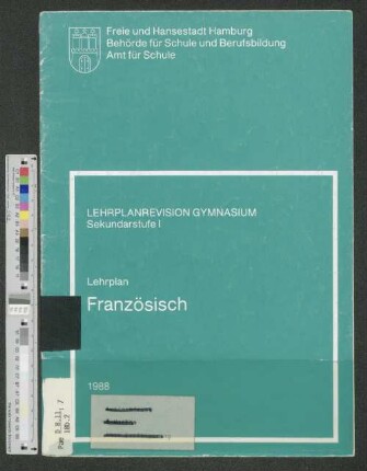 Lehrplan Französisch