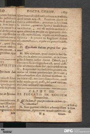 Caput XXI. De Peccatis In Coelum clamantibus.